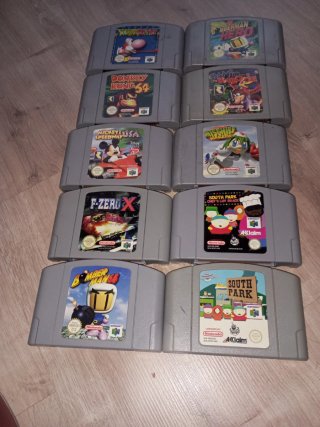 Cada juego 25 € Nintendo 64