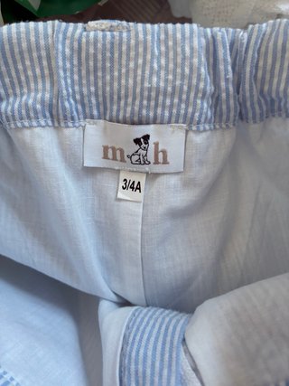 Pantalón Corto de Rayas para Niño