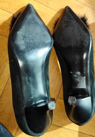 Tacones Negros Isabel García - Talla 37