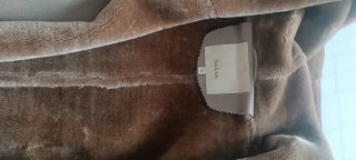Abrigo Salsa Beige/Marrón Talla XL