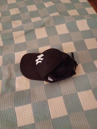 Gorra New York Yankees Negra de adilescente