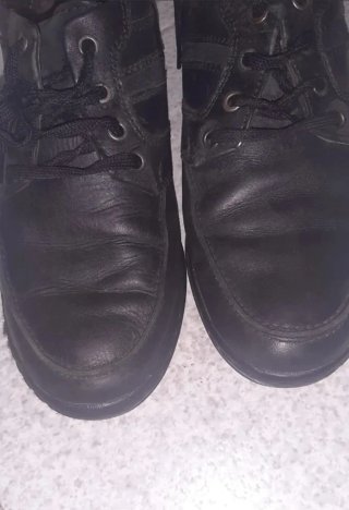 Zapatos hombre cuero negro Tolino