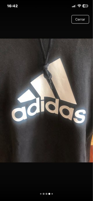 Sudadera Adidas Negra Original