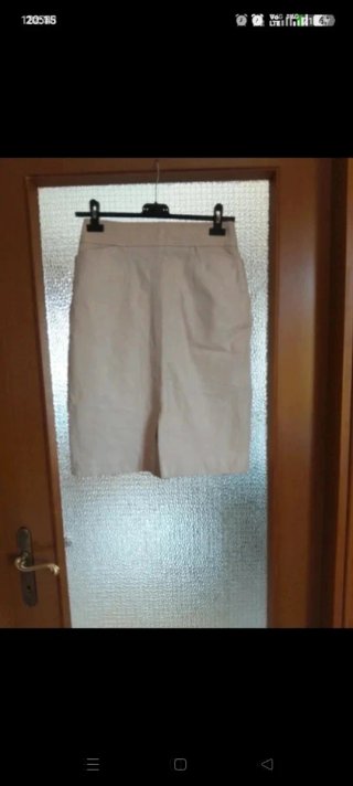 Gonna vintage in vera pelle Cerruti
