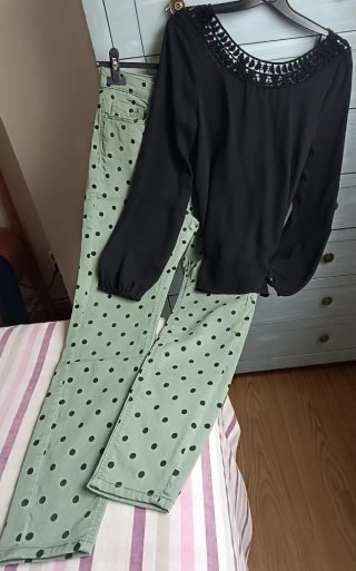 Lote de Pantalón y Blusa