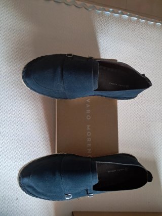 Zapatos de lona Álvaro Moreno azul