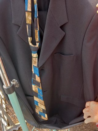 Traje de hombre gris