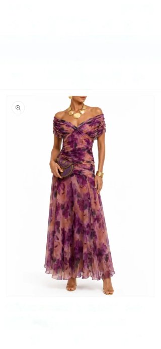 Vestido de fiesta estampado