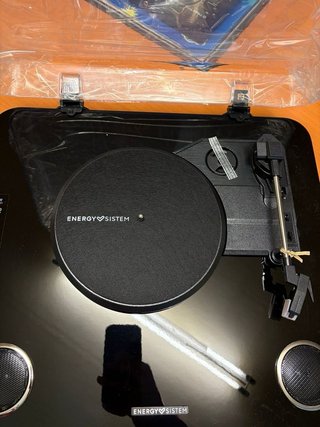 Energy Sistem Blackspin Tocadiscos Vinilos 10W