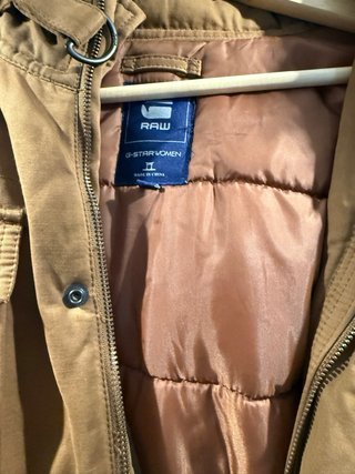 Chaqueta de mujer G-Star RAW Marrón Camel Talla L