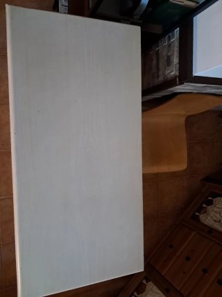 Cómoda de Pino con 8 Cajones lacada en blanco