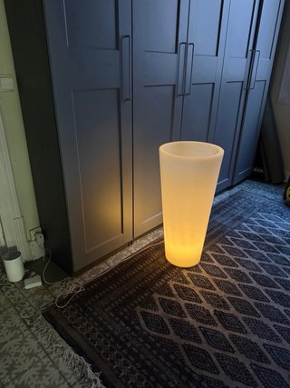 Lámpara de pie para terraza