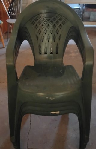 Set de 4 Sillones de Terraza Verdes