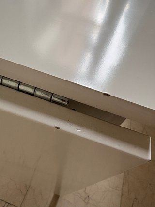 Mesa plegable blanca Ikea Långed