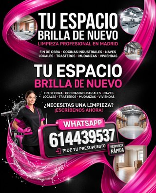 LIMPIEZA PROFESIONAL DE FIN DE OBRA EN MADRID