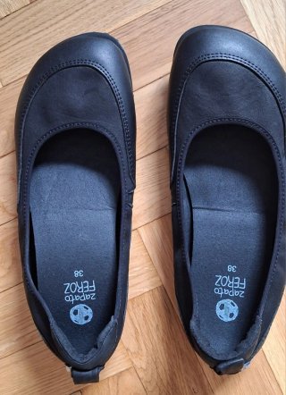 Zapato Feroz Olba T38 Negro Barefoot
