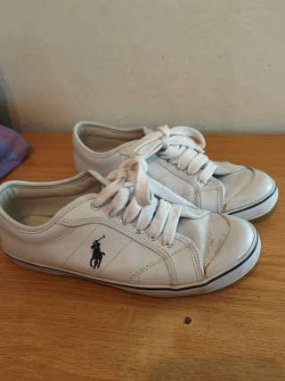Zapatillas Polo Ralph Lauren Piel Blanca