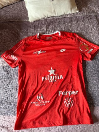 Camiseta de pádel Lotto roja Talla M