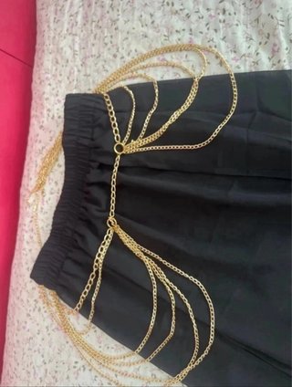 Disfraz de Cleopatra con falda y accesorios
