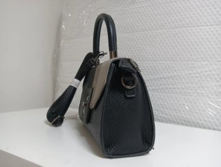 Bolso de mano negro y gris