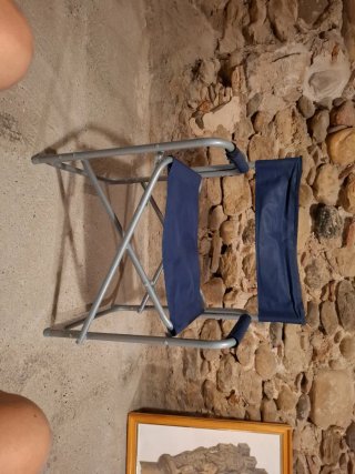 Silla Plegable Azul