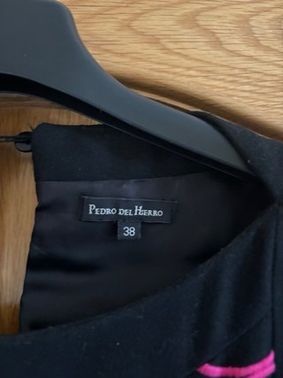 Vestido Pedro del Hierro Negro Talla M