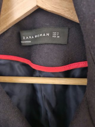 Abrigo/chaqueta Zara Woman en color azul marino,