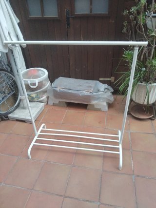 Perchero Burro colgador abrigo RIGA Blanco Ikea