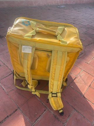 Mochila Glovo Amarilla