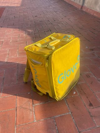 Mochila Glovo Amarilla