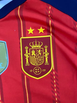 España Camiseta 2 Estrella Roja