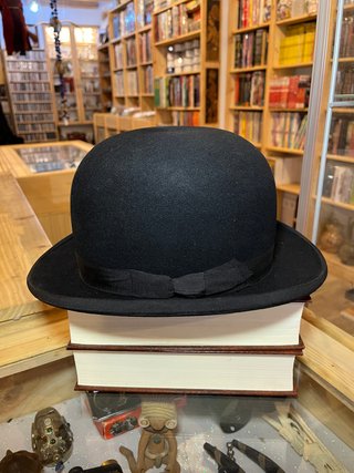 Bombín francés antiguo original talla 58
