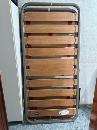 Somier Plegable con Lamas de Madera