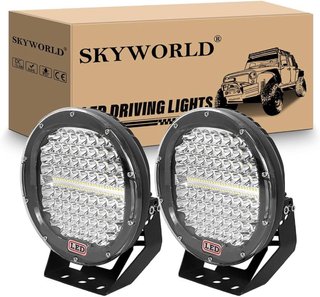 Set 2 Faros LED Largo Alcance 9” 4x4