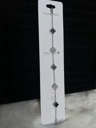Pulsera Trébol Acero Inoxidable