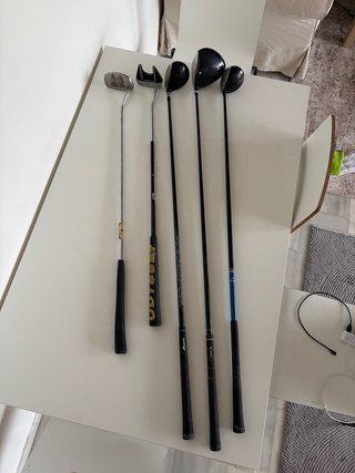 Lote 5 Palos Golf (Driver Maderas Putters)