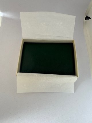 Tarjetero Rolex Verde y Negro