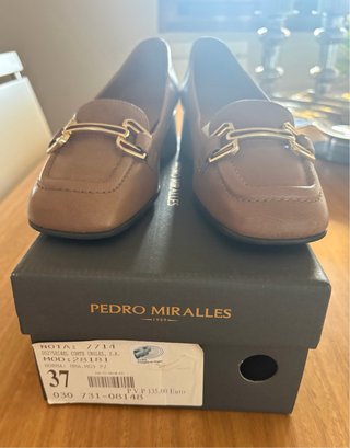 Zapatos Pedro Miralles Piel Marrón Tacón
