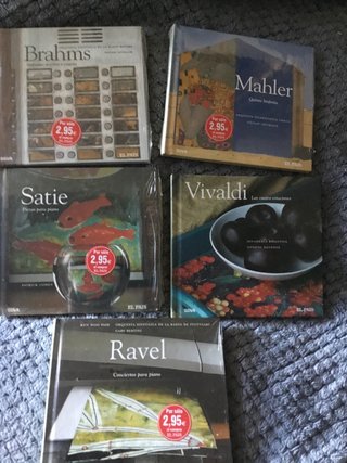 Lote 5 CDs Música Clásica para Óscar