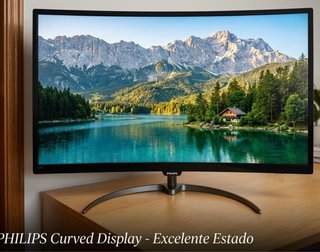 Monitor Philips 32 Curvo Negro