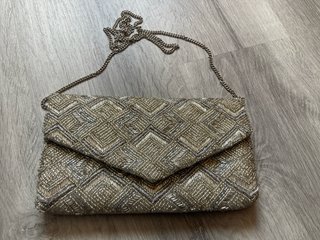 Bolso de fiesta Sfera plateado