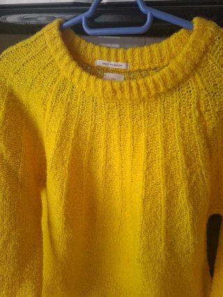 Jersey amarillo invierno talla S