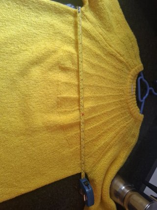 Jersey amarillo invierno talla S