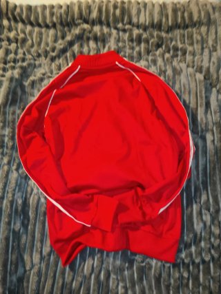Chaqueta Adidas Roja y Blanca verdadera