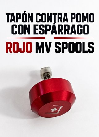 Tapon Manivela Rojo MV Spools