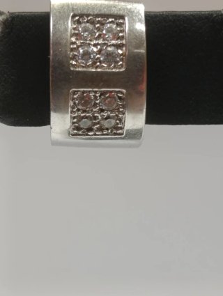 Pendientes de Oro amarillo y blanco con Piedras