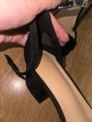 Sandalias de Tacón Negras MUY CÓMODAS