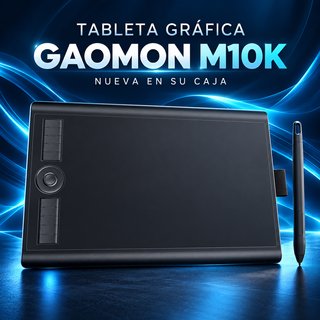 Tableta gráfica GAOMON M10K 2018 nueva con lápiz