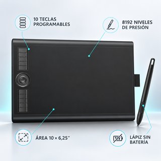 Tableta gráfica GAOMON M10K 2018 nueva con lápiz