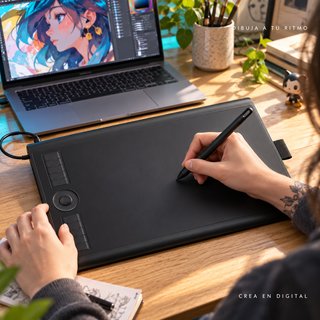 Tableta gráfica GAOMON M10K 2018 nueva con lápiz